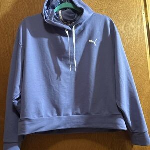 Puma Violet Hoodie with White Accents